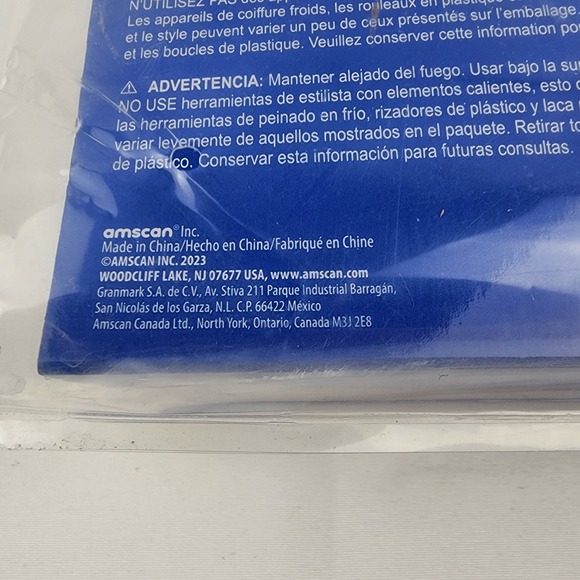 Crazy Wig Costume Assessory Blue Hair Halloween Size Adult Or Kid‎ Rockstar Band - Picture 3 of 4